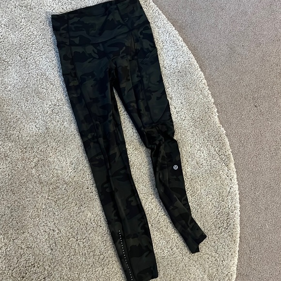 lululemon athletica Pants - “Fast and Free High Rise Leggings” in great shape!